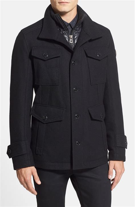 Wool Blend Field Coat 